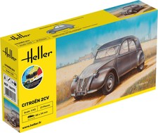 Heller HEL56175 Citroen 2 CV Model Kit, Vario...