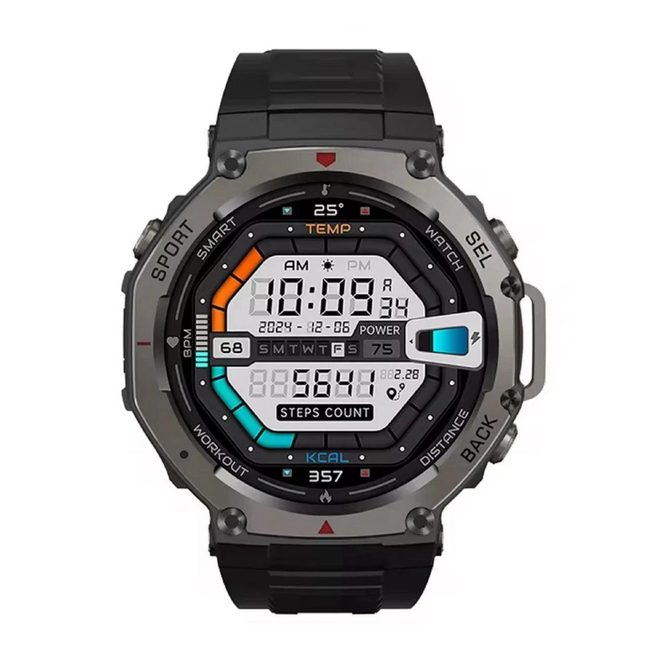 2025 SmartWatch hombre GPS Amoled 1,43" 460*460 ,Batería 500mAh Monitor De Salud - Imagen 3 de 4