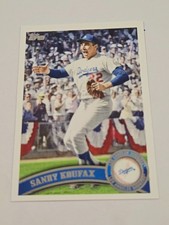 Sandy Koufax 2011 Topps Update Series SP Legend Variation