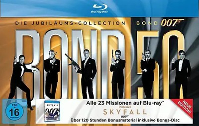 James Bond 007: Die Jubiläums-Collection inkl. Skyfall [24 Discs]