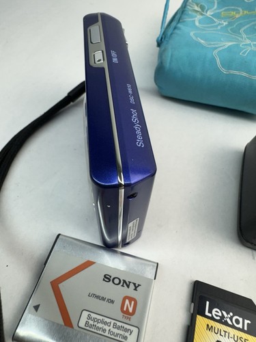 Sony Cyber-Shot DSC-W610 14.1MP Steady Shot Compact Digital Camera Bundle - Picture 3 of 12