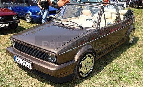 Sopracciglio superiore di cattivo aspetto per VW Golf I / Jetta MK1 - Foto 1 di 12