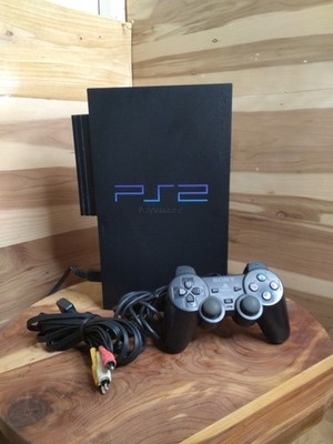 Sony Playstation 2 Console PS2 Remote And Wire Hook Ups DVD Playback...