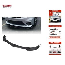 Black Universal Front Bumper Lip Chin Spoiler Abs Compatible With Audifordb... Black Universal Front Bumper Lip Chin Spoiler Abs Compatible With Audifordb...