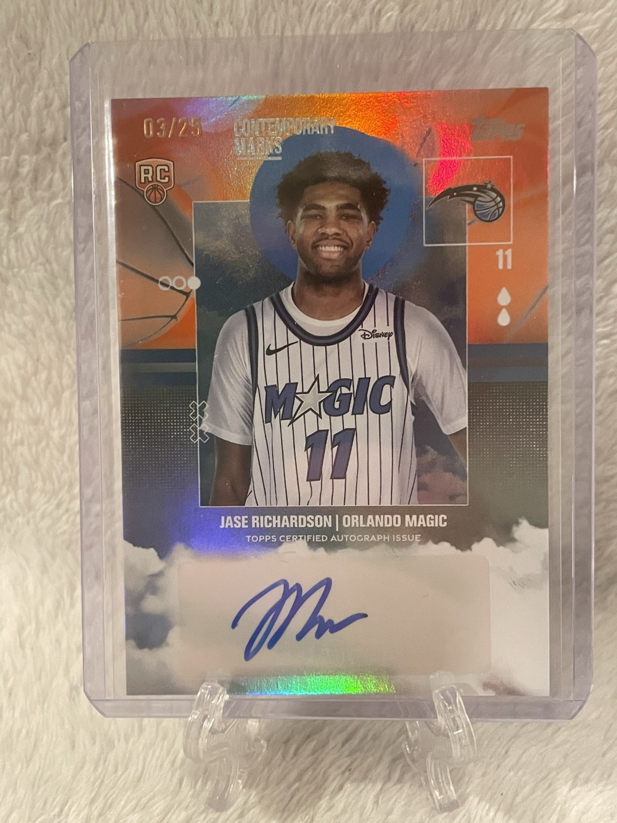 2025-26 Topps - Contemporary Marks Jase Richardson #CM-JR (AU, RC) /25