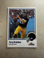 2002 Fleer Throwbacks - TERRY BRADSHAW #1 Steelers