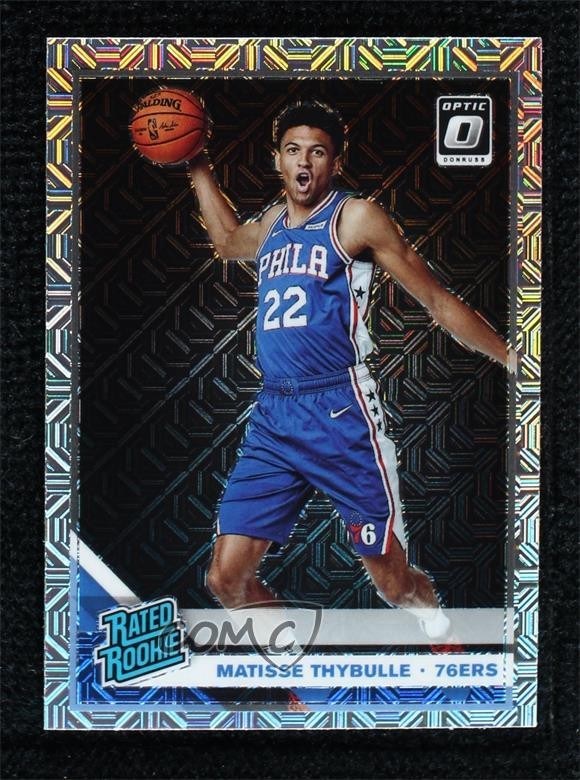 2019 Panini Donruss Optic Rated Rookie Choice Prizm Matisse Thybulle #192 0h28