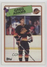 1988-89 Topps Greg Adams #162 w1s