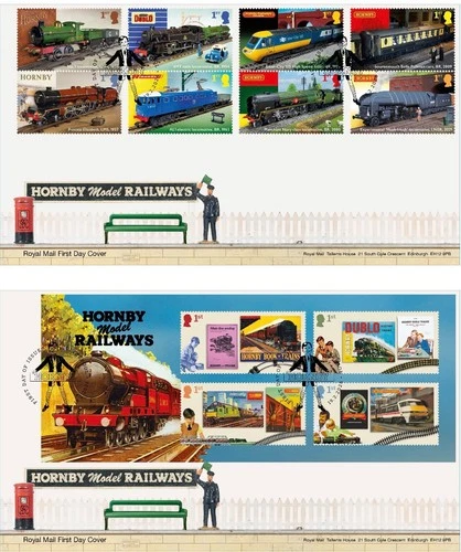 GB 2026 HORNBY MODEL RAILWAYS First Day Covers Pair Liverpool postmark, 19/02/26