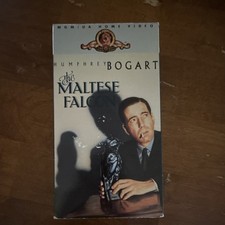 MGM/UA Home Video The Maltese Falcon VHS John Huston Humphrey Bogart Mystery