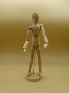 Ikea Gestalta 13” Poseable Wooden Artist Model Mannequin Fully Articulated ￼
