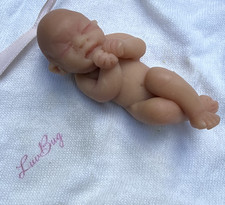OOAK Silicone Baby Doll Reborn Mini Full Girl Micro Preemie Soft Real Mini 2.5