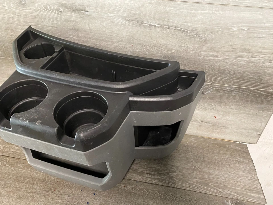 OEM FORD ECONOLINE VAN E150 E250 E350 E450 97-15 CONSOLA CENTRAL DELANTERA PORTAVASOS Foto 3 de 4