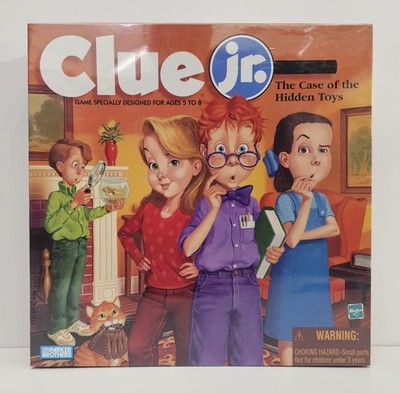 Vintage 1999 Clue Jr. Board Game The Case Of The Hidden Toys, New Sealed
