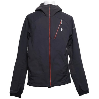 Peak Performance, Allwetterjacke, Herren, Größe: XL, Grau/Orange #ek5