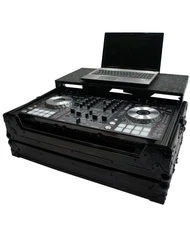 Harmony HCDDJSXLTBK Flight Glide Laptop Stand DJ Custom Case for Pioneer DDJ-RX