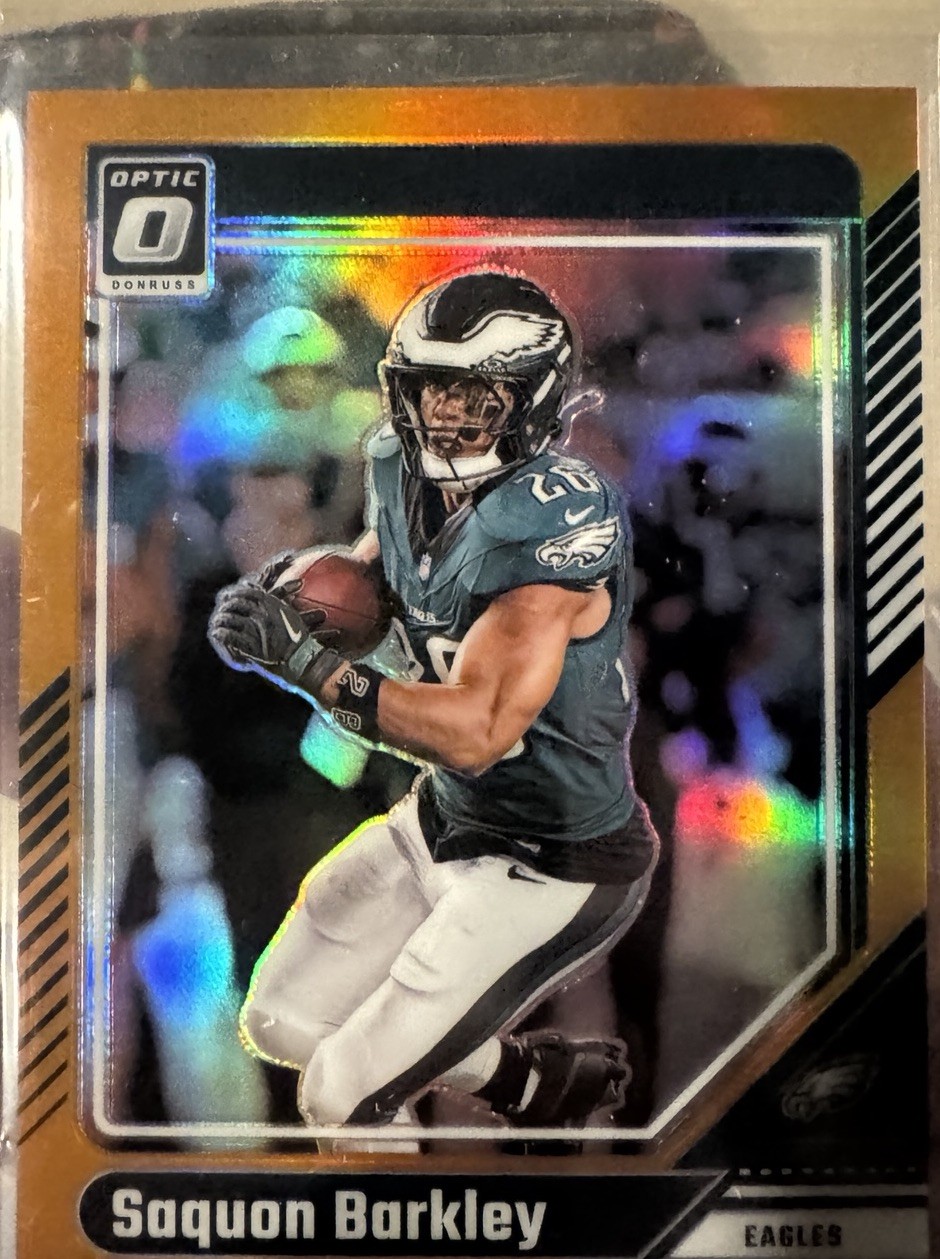 2024 Panini Donruss Optic Saquon Barkley #159 Orange /249 