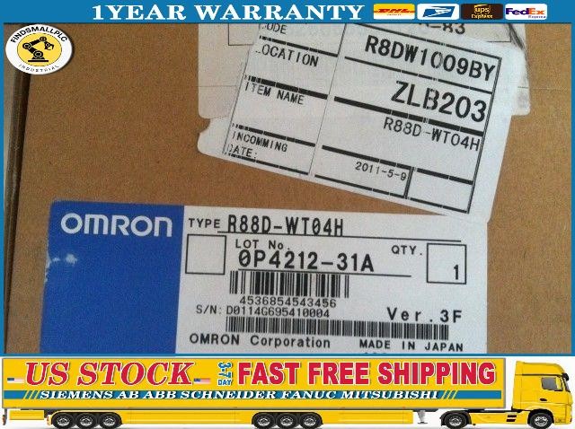 1PC New Omron R88D-WT04H AC Servo Motor R88DWT04H Fast Shipping US Free TAX
