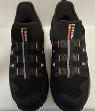 FitVille Men Hiking Shoes Slip-on Walking Running Sneakers Non-Slip Wide Toe Box
