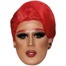 Kristian Seeber (Make Up) Celebrity Mask, Flat Card Face, Fancy Dress Mask