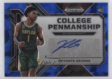 2023 Prizm Draft Picks College Penmanship Blue Ice 42/49 Keyonte George Auto 0v9
