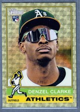 2025 Topps Heritage High Number Denzel Clarke Rookie Superfractor 1/1 RC