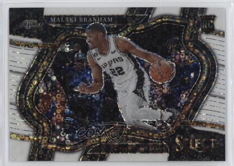 2022 Select Courtside White Disco Prizm 54/75 Malaki Branham #285 Rookie RC 1c5x