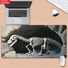 1pc of Dinosaur Bone 2D Flat Design Mat for Desk, Gaming, And Office Decoration
