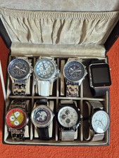 Uhrenbox mit 8 Uhren + Guter ZUSTAND mit Uhrenkoffer