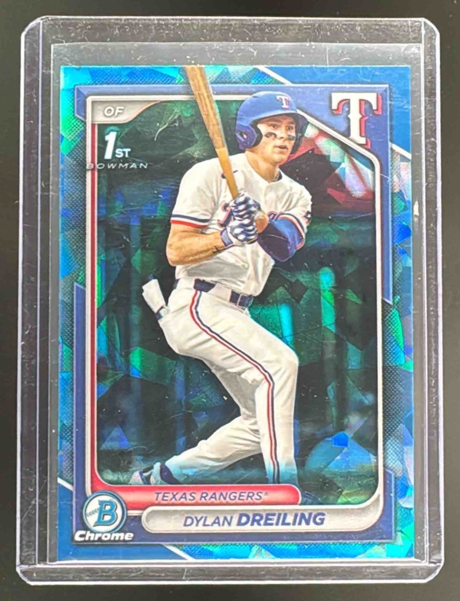 Dylan Dreiling 2024 Bowman Chrome Draft Sapphire #BDC-42 1st RC