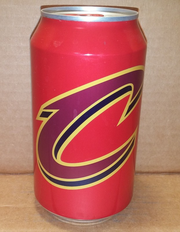 Cleveland Cavaliers Budweiser 12oz beer can Anheuser-Busch Company 2016 - EMPTY