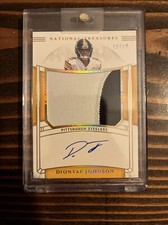 2019 Panini National Treasures Diontae Johnson RPA 10/10