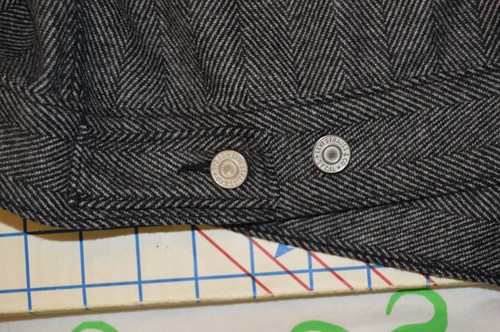 NEW LEVIS PREMIUM DENIM TRUCKER JACKET HERRINGBONE Mens XXL NWT VINTAGE RELAXED - Picture 10 of 10