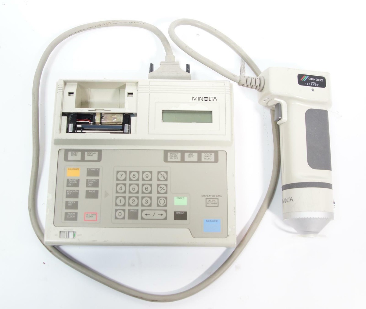 MINOLTA 色彩色差計 CR-300シリーズ ジャンク扱い 色彩色差計 CR-300 