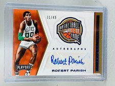 2019-20 Panini Chronicles Playoff Robert Parish HOF Auto Blue #31/49
