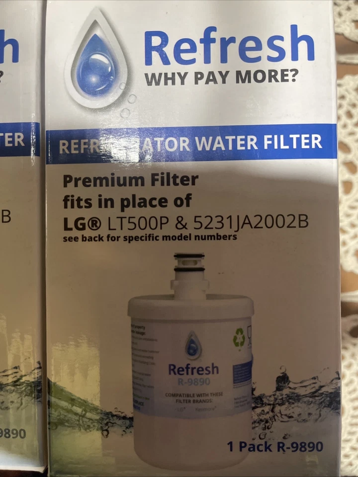 Refresh - LG LT500P & 5231JA2002B Refrigerator Water Filter Replacement LOT OF 3 - Image 3 of 4