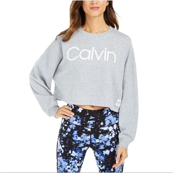 Calvin klein top performance grey sweatshirt
