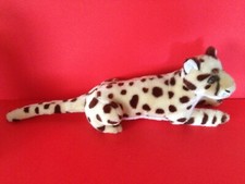 Plush Brown Spotted Cream Colored Resting Leopard
