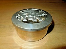 Puszka ozdobna Puszka na biżuterię Puszka z pokrywką Metalowy montaż Słoń indyjski Metal szlachetny