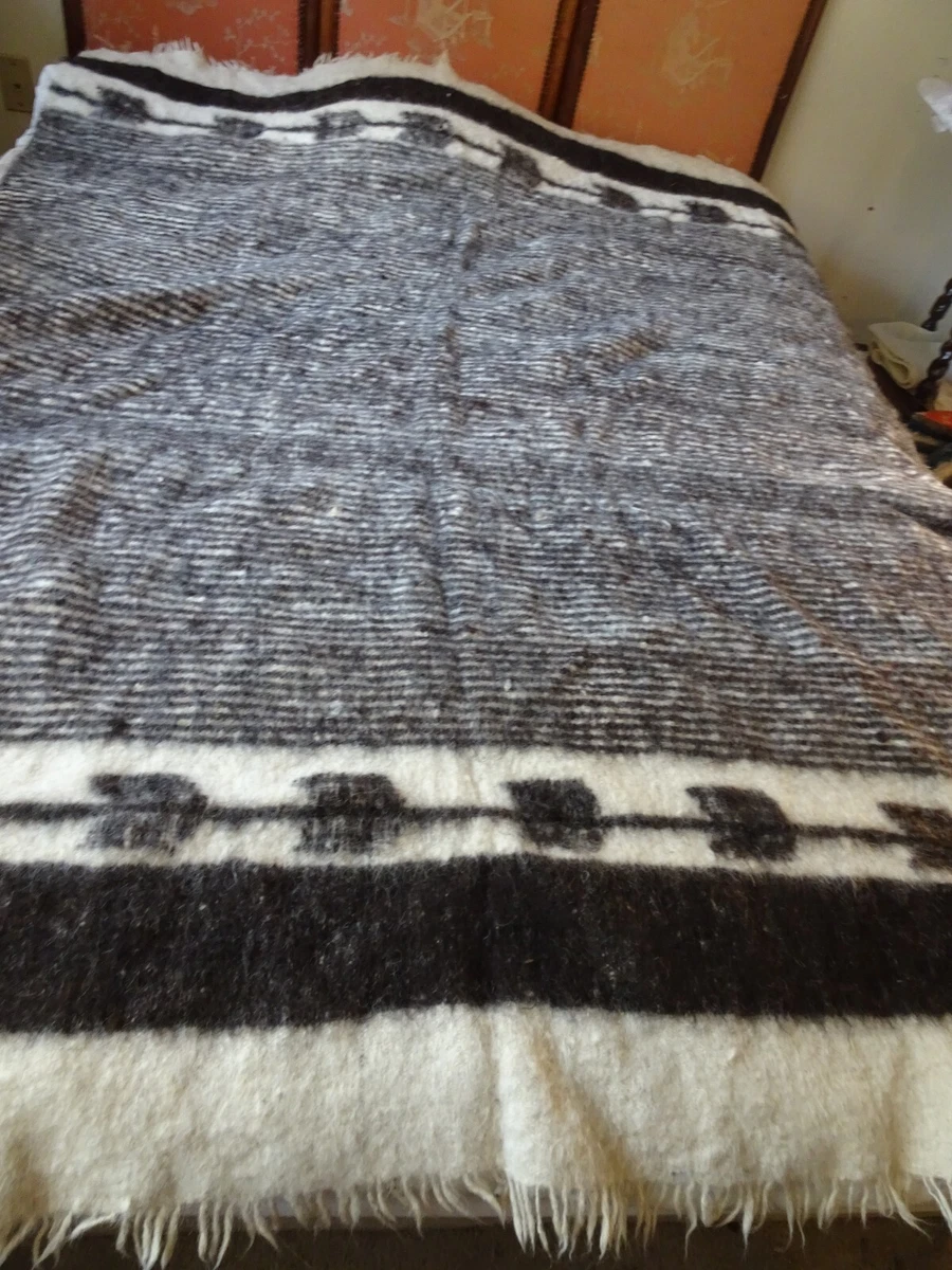 Native American indian 100 Wool Handmade Throw Blanket. eBay