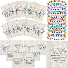 20 Set Inspirational Gifts Inspirational Friendship Bracelet Bulk Motivationa...