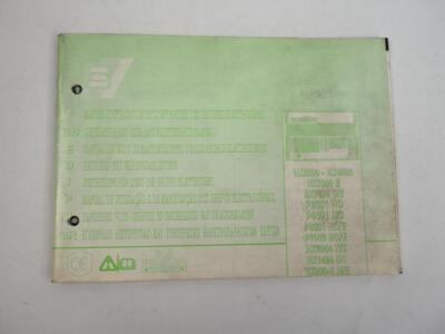 SDMO HX 2500 4000 6000E 7500TE Generator Manual 1997