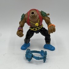Playmates 1991 TMNT Head Spinnin Bebop Authentic Vintage Official Body & Belt