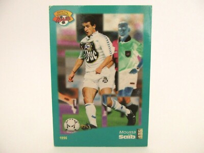 PANINI Official Football Cards 1996 Card No. 135 Moussa Saïb Auxerre