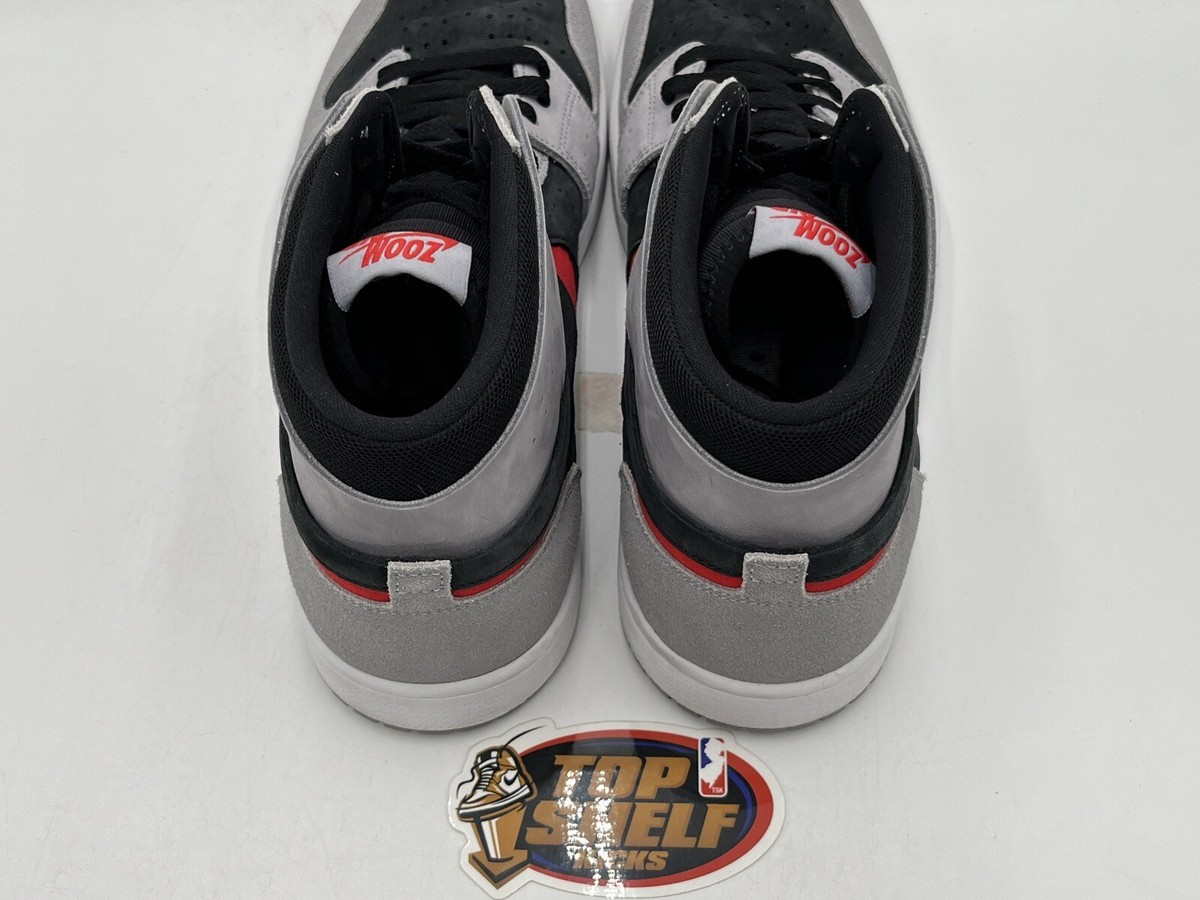 Air Jordan 1 High Zoom Comfort Cement Fire Red 2023 Size 
