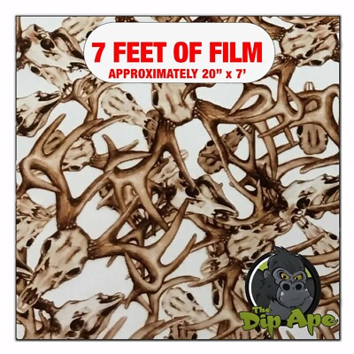 Hydrographic film Deer Skulls hydro dipping 7' x 20'' hydro dip