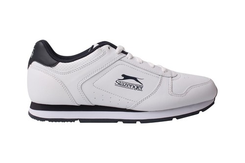 slazenger mens black trainers