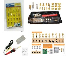 New 25/35Pcs 30W Wood Burning Pen Soldering Iron Tools Pyrography Kit Craft Tips