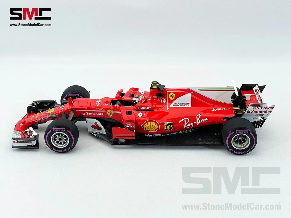 Ferrari F1 SF70H #7 Kimi Raikkonen Australia GP 2017 70th Anniversary 1:18 BBR - Image 2 of 4
