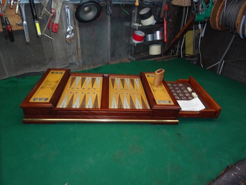 1988 FRANKLIN MINT COLLECTOR'S BACKGAMMON BOARD GAME SET – EXCALIBUR / CAMELOT - Picture 24 of 24